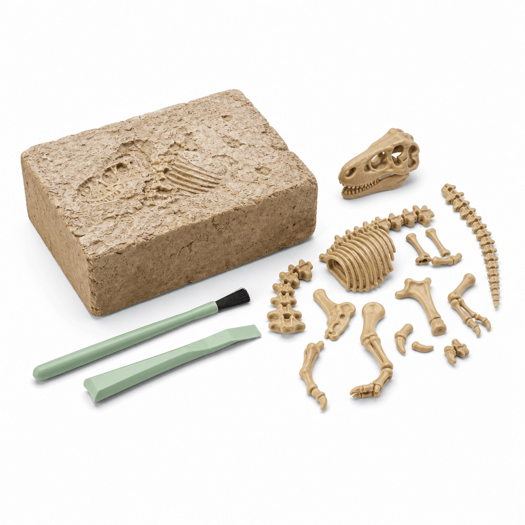 Dinosaur Discovery Dig Kit on a white background