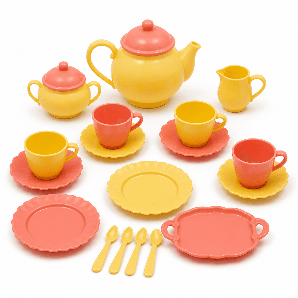 Sunshine Tea Party Play Set, 18 Pieces on a white background